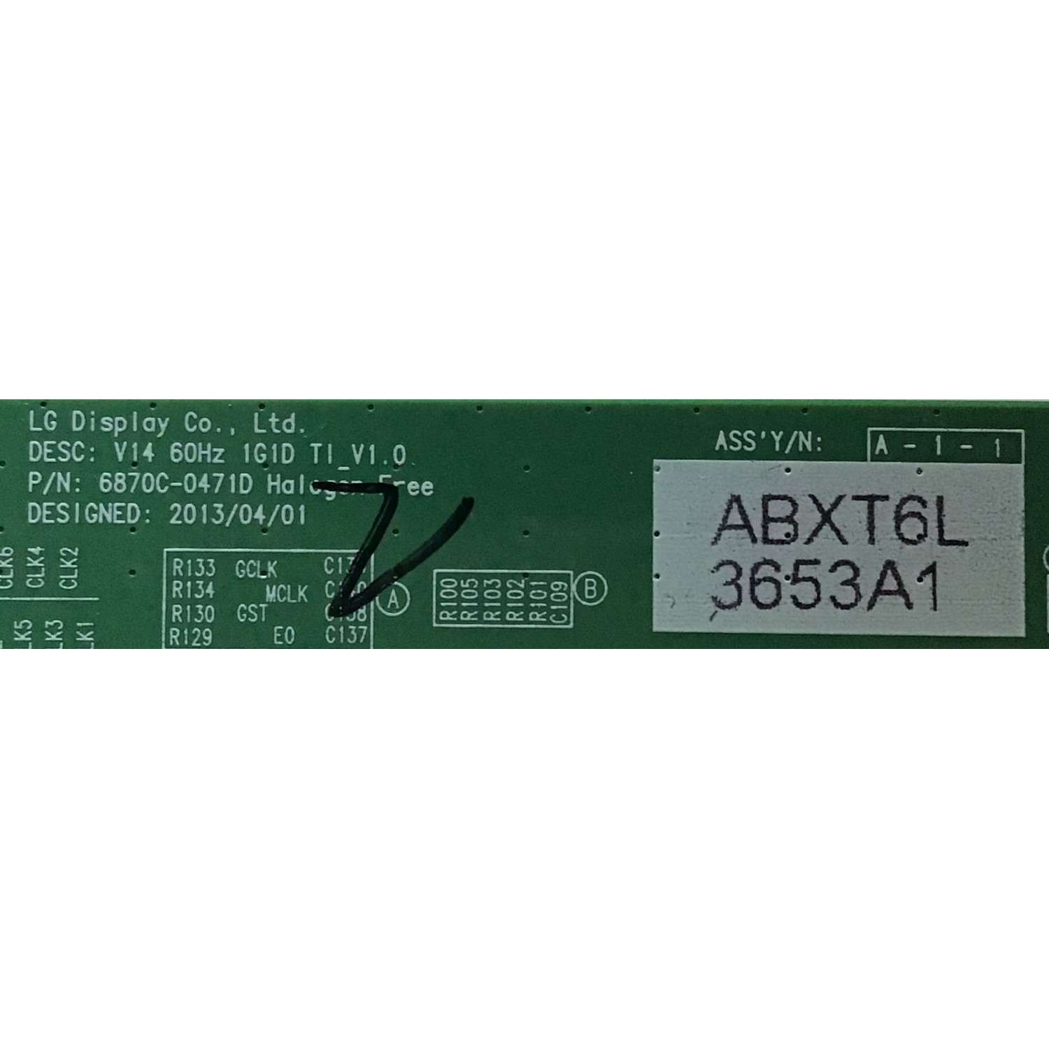 KIT DE TARJETAS PARA TV LG / NUMERO DE PARTE MAIN 62841583 / EBT62841583 / EAX65391004 / FUENTE 63072101 / EAY63072101 / EAX65423801 / T-CON 3653A  / 6871L-3653A / 6870C-0471D / PANEL LC550DUE (FG)(A4) / MODELO 55LB5900-UV / 55LB5900-UV.BUSWLJR - Imagen 3